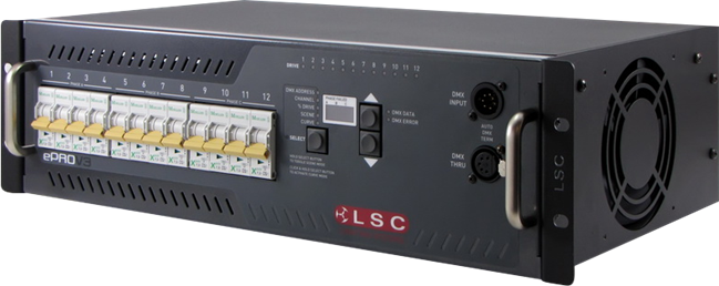12 - 2.4K Dimmer Rack LSC EPro