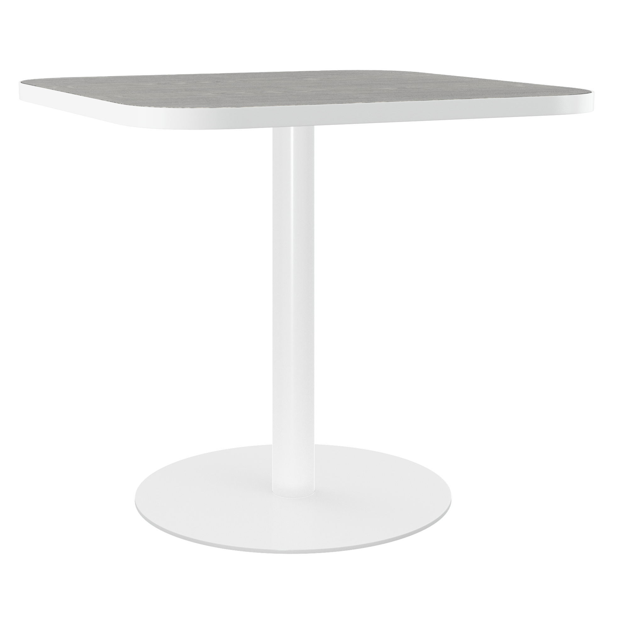 Halo Café Table (80cm Rounded Square) With Rim