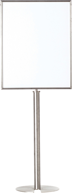 Sign Holder and Stand - Stainless